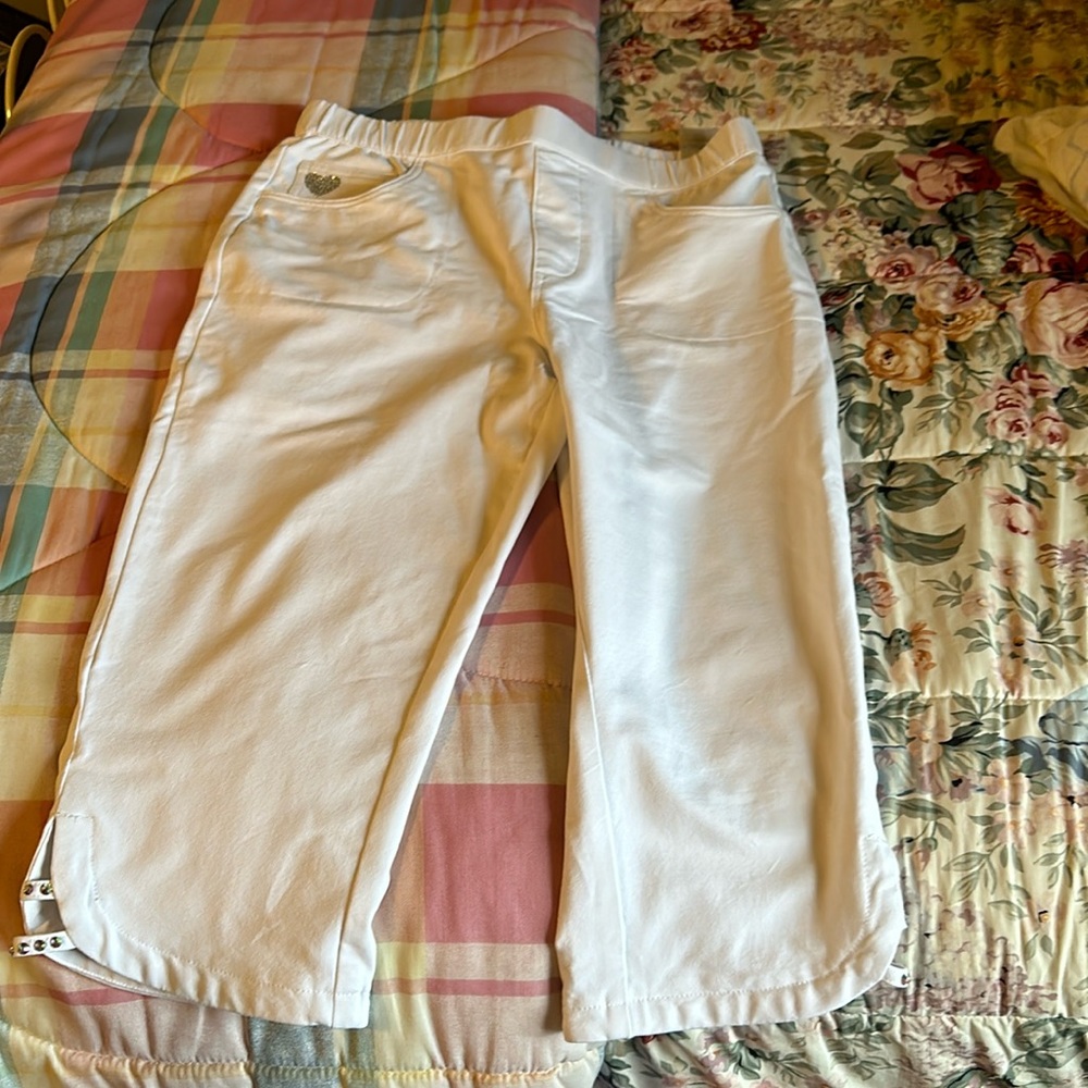 Dream Jeannes white with rhinestone detail